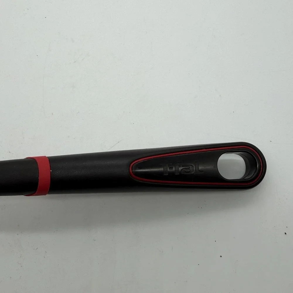 T-FAL Sturdy Slotted Draining Straining Spoon Black Scoop 13